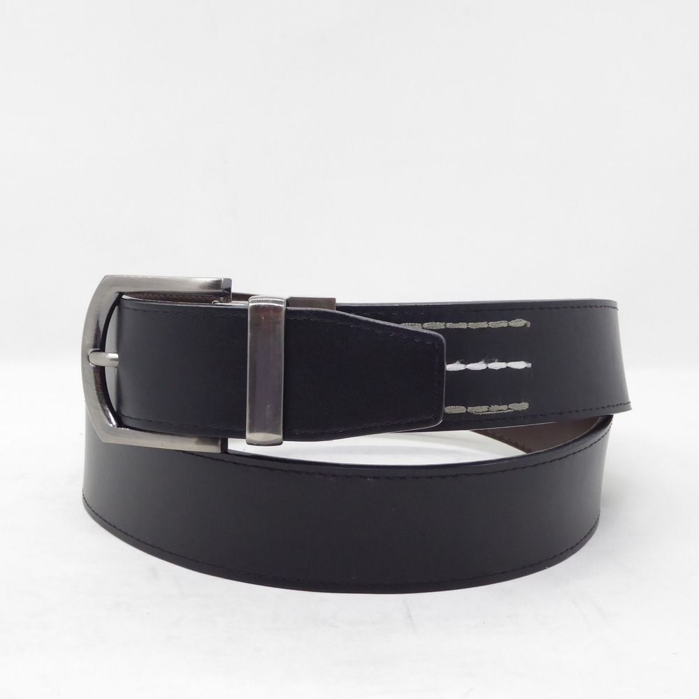 Travis Mathew Black Leather Belt